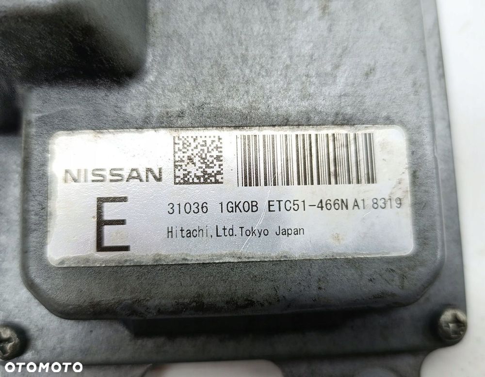 KOMPUTER MODUŁ STEROWNIK NISSAN QASHQAI 2.0 16V 31036 1GK0B ETC51-466N - 3