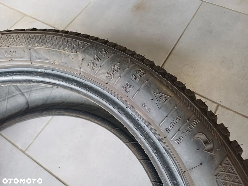 Opony zimowe 4 szt 215/50/18 z 2025 roku mało używane. - 7