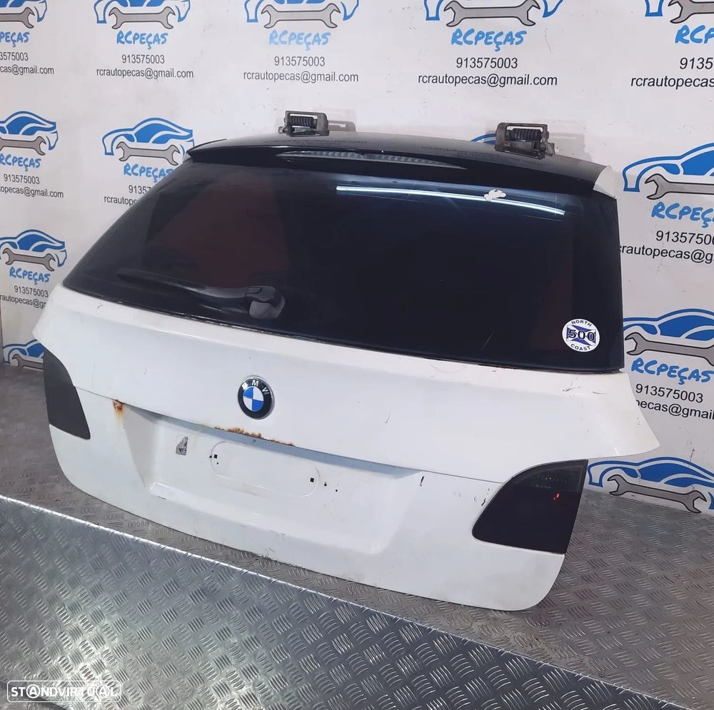PORTA TAMPA MALA BMW SERIE 5 E61 TOURING CARRINHA 41627130799 FECHO PUXADOR MOTOR VIDRO 3º STOP - 6