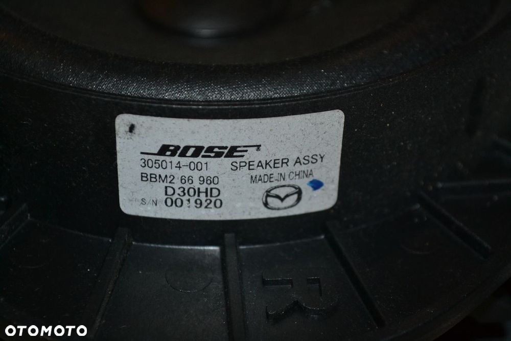MAZDA 3 5 6 GŁÓSNIK DRZWI BOSE TYŁ TYLNY BBM266960 - 3