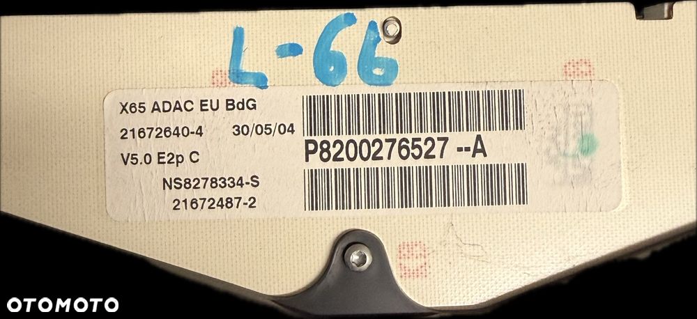 Licznik Zegary RENAULT Clio  II P8200276527 - 2