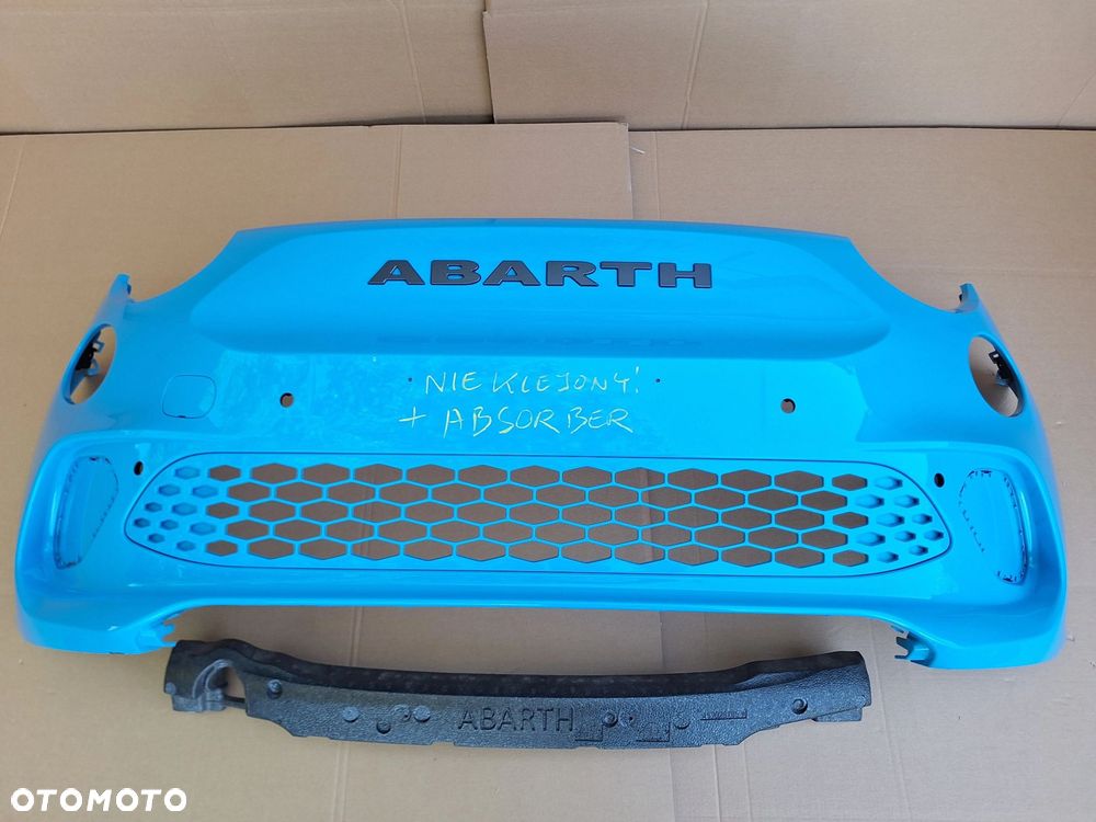 FIAT 500 II ABARTH 500E 23- NIE KLEJONY! ZDERZAK PRZÓD PRZEDNI+ABSORBER ORYG FIAT 735766399 WYSYŁKA KRAJ-EUROPA - 5