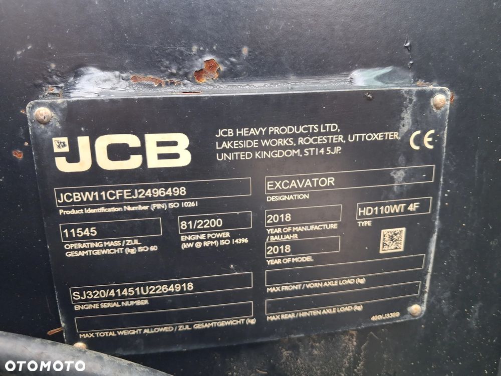 JCB HYDRADIG 110 W - 9