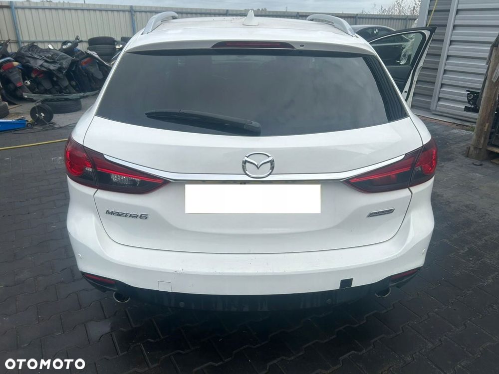 KOMPLETNY TYŁ MAZDA 6 III A4D KLAPA ZDERZAK LAMPY - 1