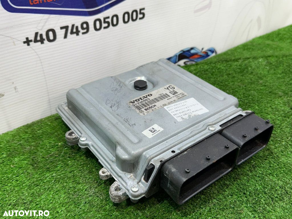 CALCULATOR MOTOR, ECU VOLVO 2.0 d D5204T6 150HP / 110 kW COD: 31336983 0281018414 2012 2013 2014 - 3