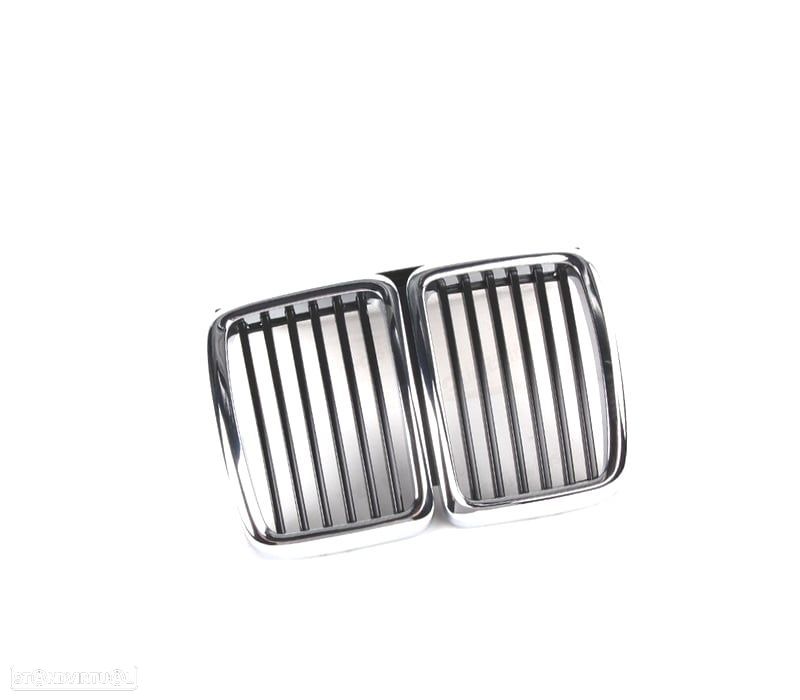 GRELHAS FRONTAIS BMW E30 82-94 CROMADAS - 2