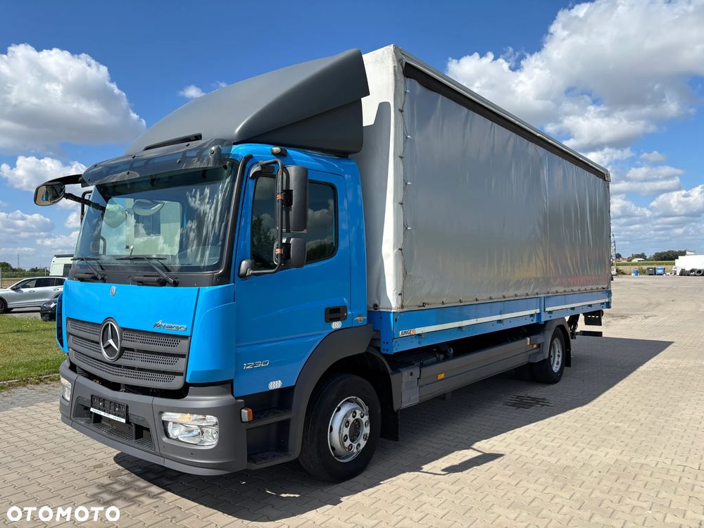 Mercedes-Benz ATEGO 1230 firanka , winda , 18 palet ,klimatyzacja , z Niemiec ,1227, 1224) , plandeka burty boczne - 1