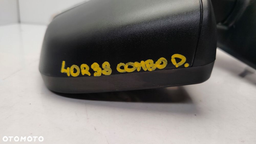 opel combo d doblo ii 10r- lusterko lewe zewnętrzne manualne 2 piny - 2