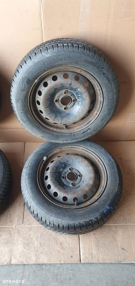 Felgi stalowe z oponami 4X100 ET43 6J R15 Fiat Punto EVO 51763241 - 3