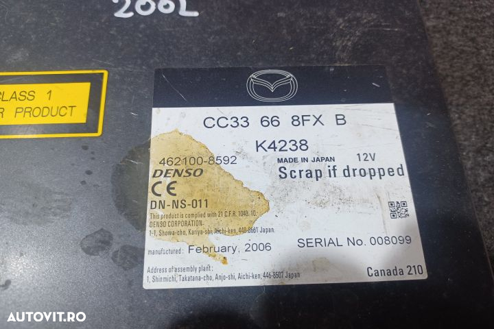 Magazie CD 462100-8592 CC33668FXB NAVIGATIE Mazda 5 CR [2005 - 2008] - 3