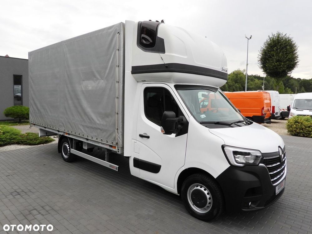 Renault MASTER PLANDEKA 10 PALET WEBASTO TEMPOMAT LEDY PNEUMATYKA KLIMATYZACJA  165KM - 5