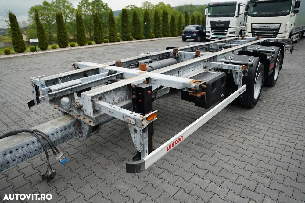 Wecon REMORCĂ TANDEM / BDF / 7,15, 7,45, 7,82 M / PENTRU TRANSPORT CONTAINER - 8