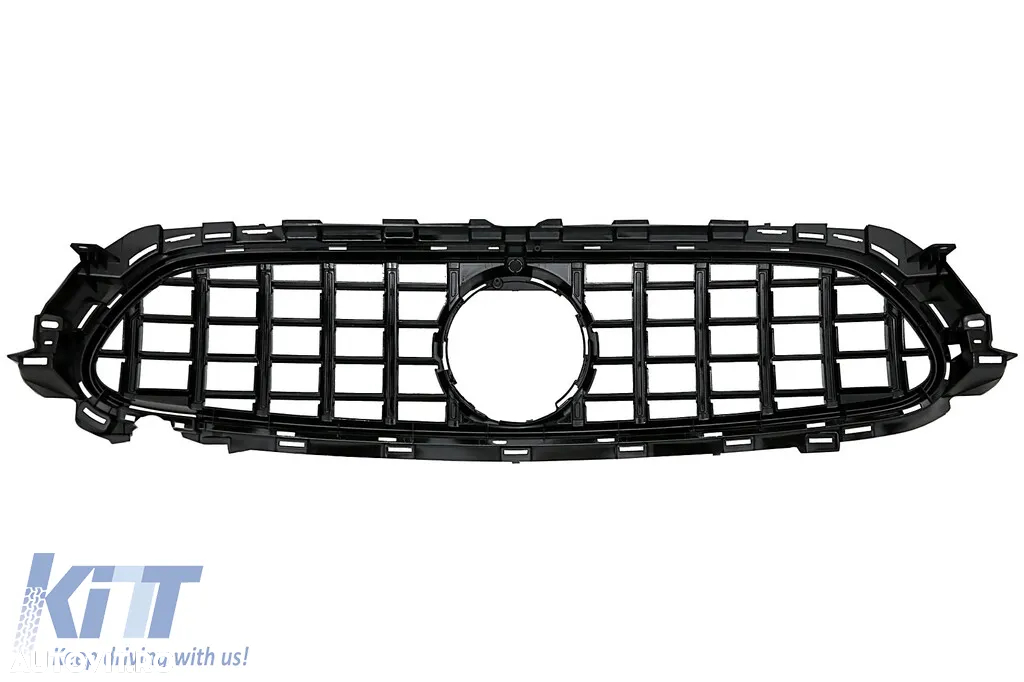 Grila panamericana E class  W213 facelift black - 3