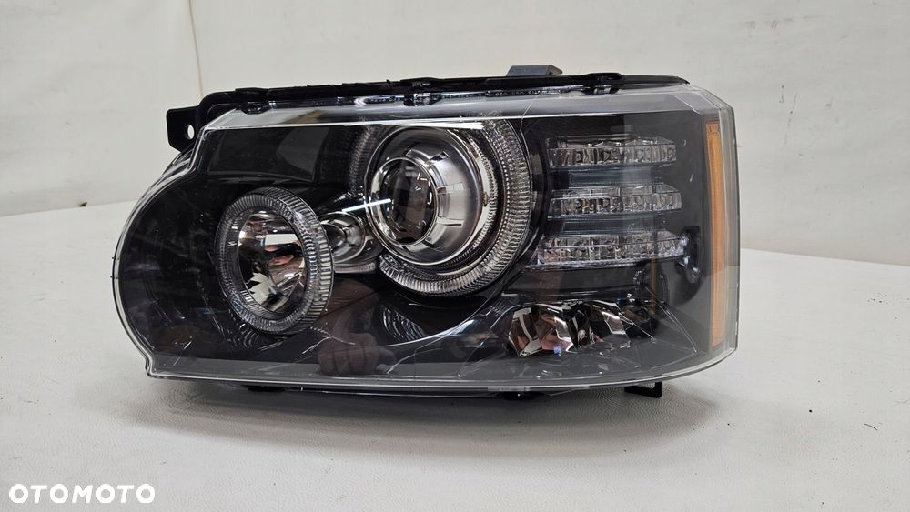 lampa przednia lewa range rover vogue lift l322 bi-xenon skrętna 16 pin - 2