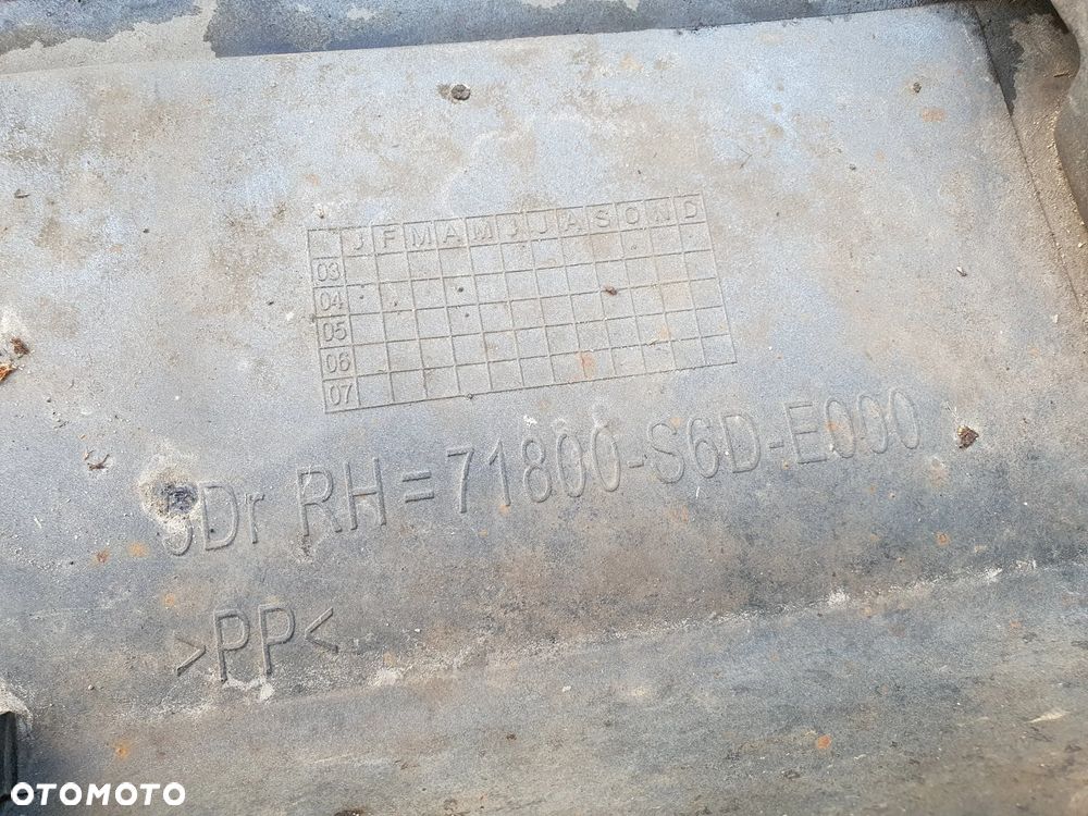 LISTWA PROGOWA PRAWA HONDA CIVIC VII LIFT 5 DRZWI 71800-S6D-E000 - 5