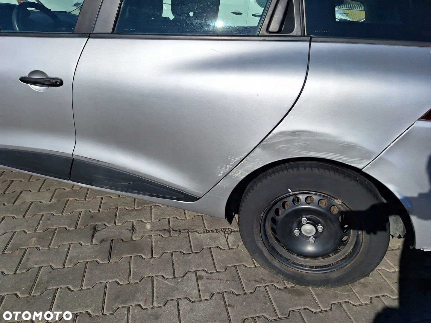 RENAULT CLIO 4 IV KH 12-20 Grandtour KOMBI SREBRNE DRZWI TYŁ LEWE TED69 - 4