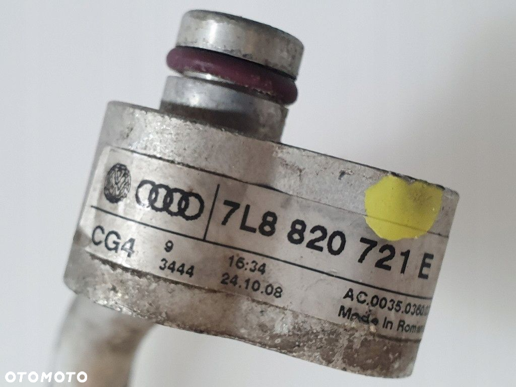 AUDI Q7 4L WĄŻ PRZEWÓD KLIMATYZACJI 4.2 TDI 7L8820721E ORYGINAŁ - 3