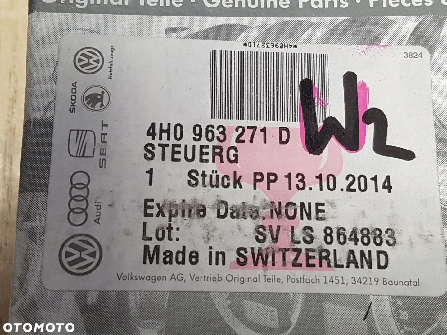 AUDI sterownik moduł 4H0963271D Eberspächer WEBASTO - 4