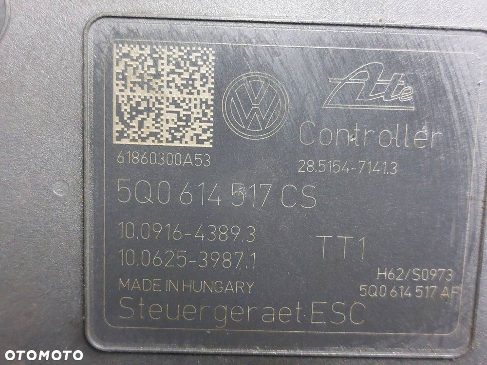 POMPA STEROWNIK ABS SKODA OCTAVIA III 5Q0614517CS - 4