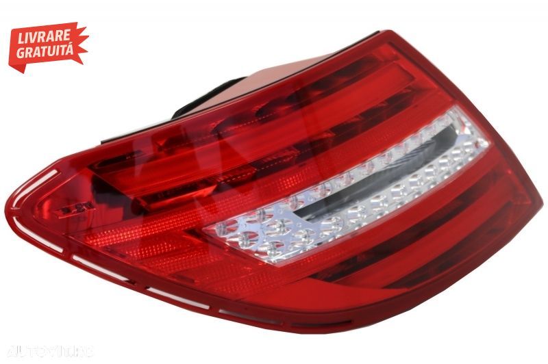 Stopuri LED Mercedes C-Class W204 (2007-2012) LED Light Bar Facelift Design- livrare gratuita - 4