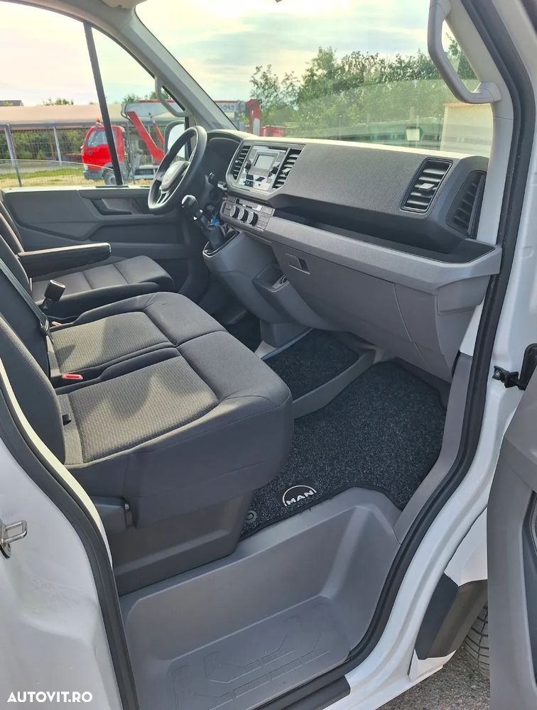 MAN TGE / Vw Crafter 2.0 TDI MAXI 2020 Platforma/ Carosata cu obloane aluminiu Clima AC - 7