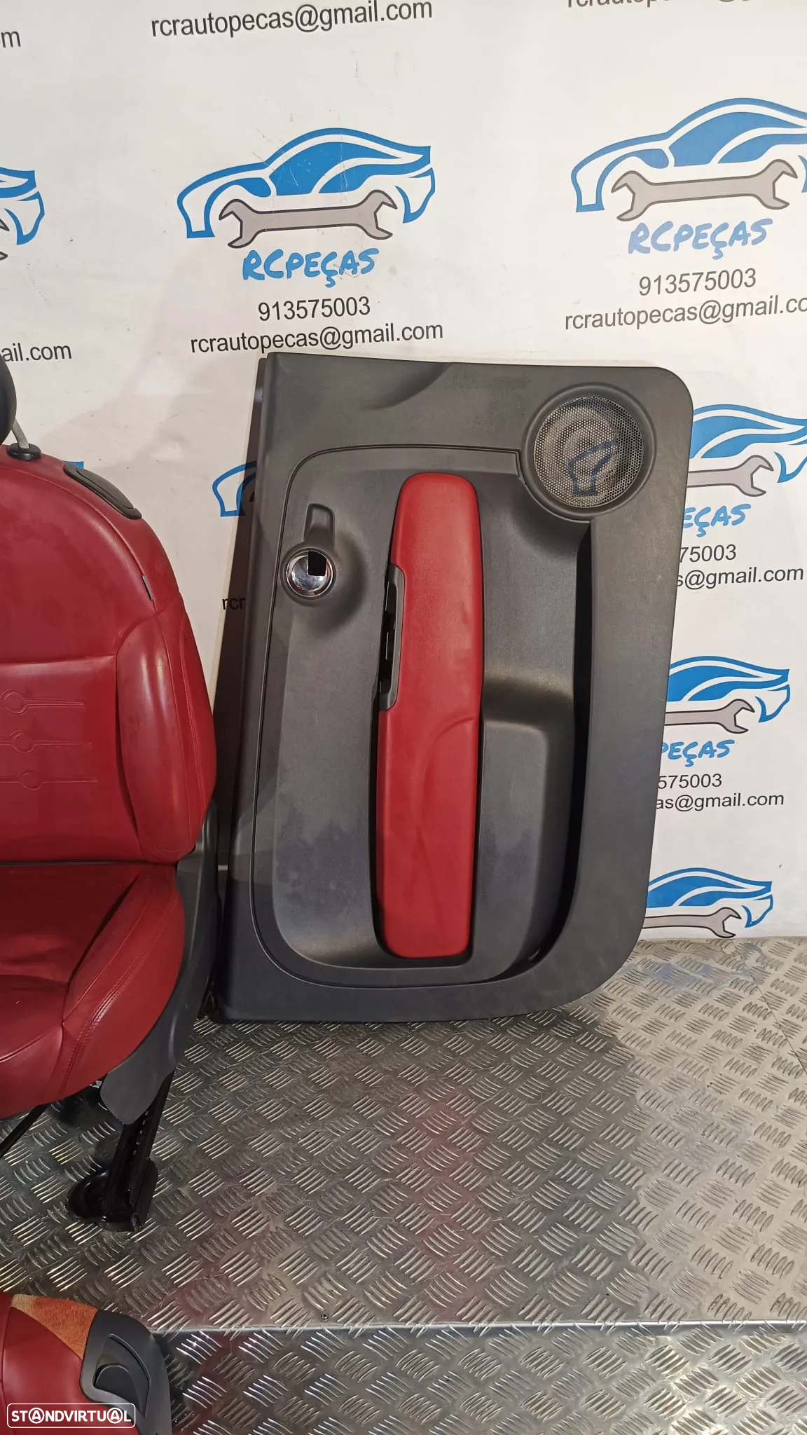 .BANCOS FIAT 500 312 SPORT PELE QUARTELAS - 12