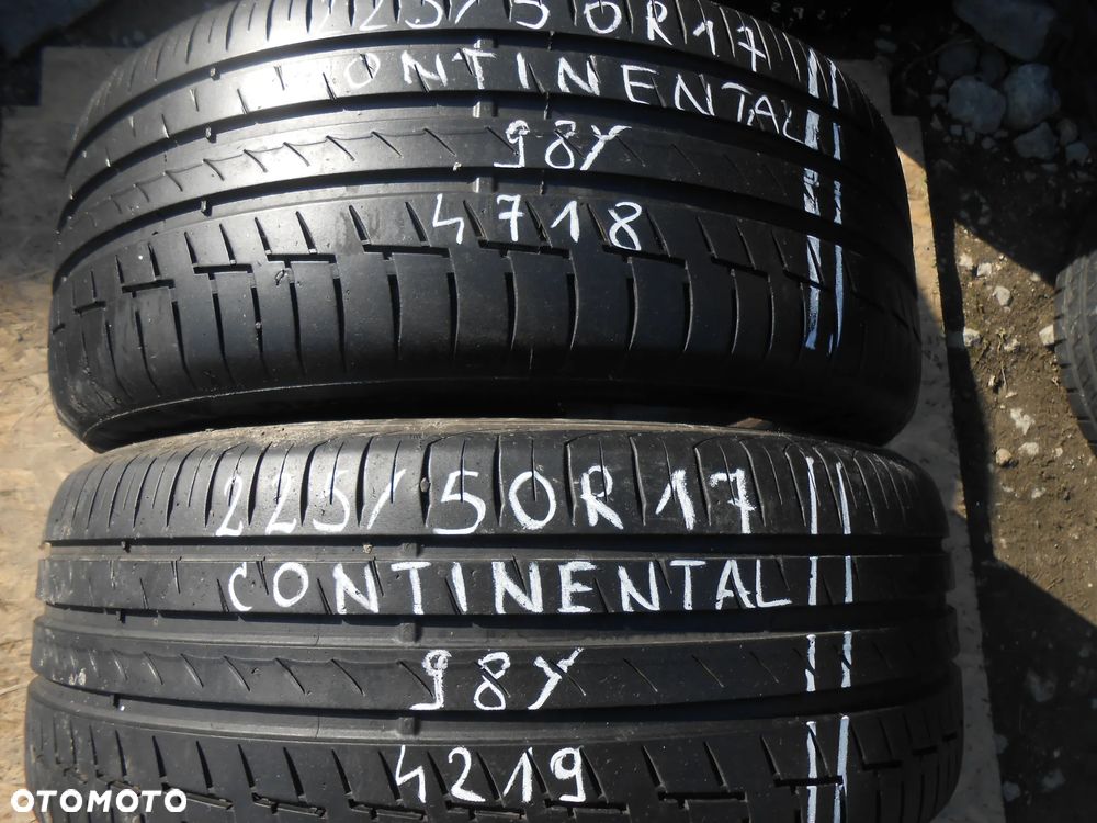 OPONY 225/50R17 CONTINENTAL PREMIUM CONTACT 6 XL  DOT 4219 / 4718 7.6MM - 1