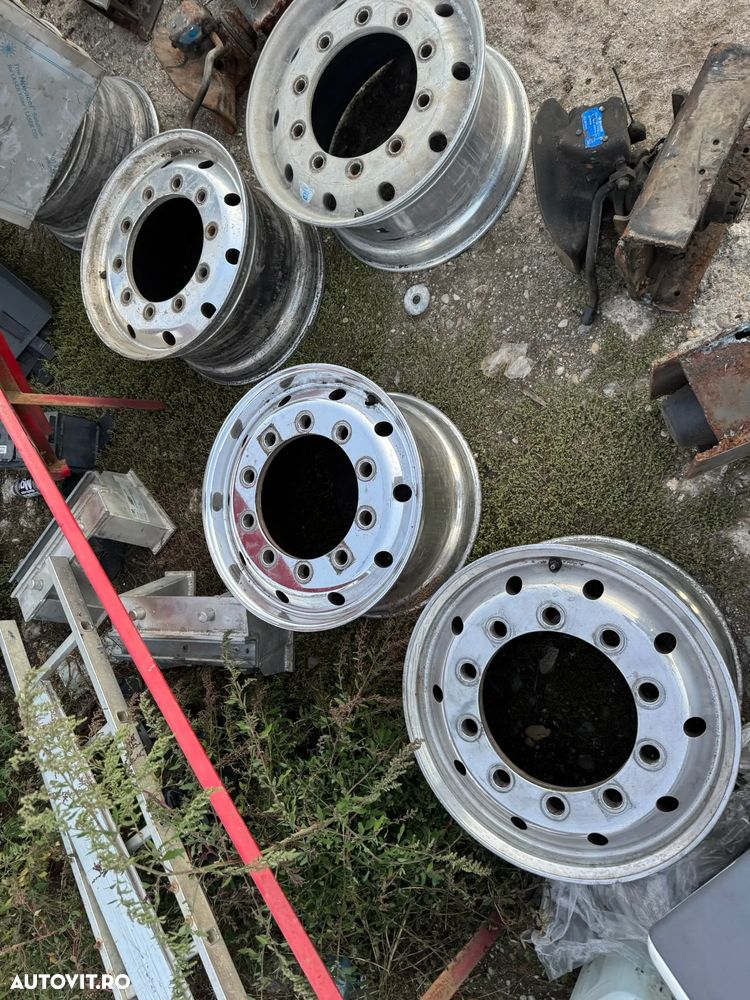 Jante 22.5 22,5 22 5 Alcoa BALON pentru fata NICHELATE sau ALUMINIU mat DIN DEZMEMBRARI - 3