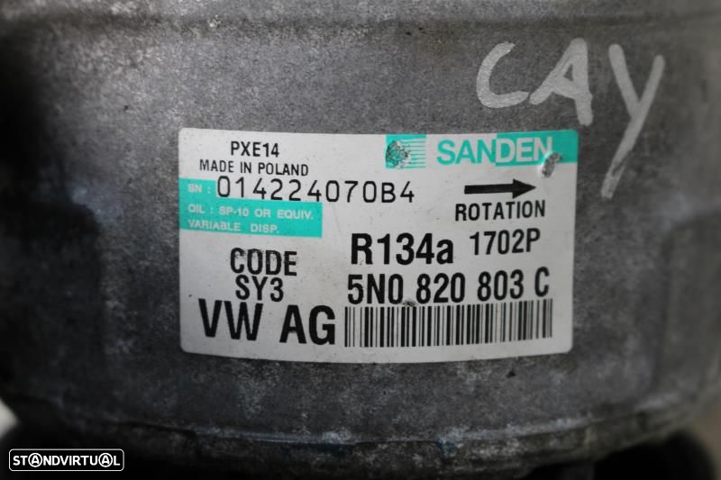 Compressor Do Ac / Ar Condicionado Audi A3 (8P1)  5N0820803c / 5N0 820 - 6