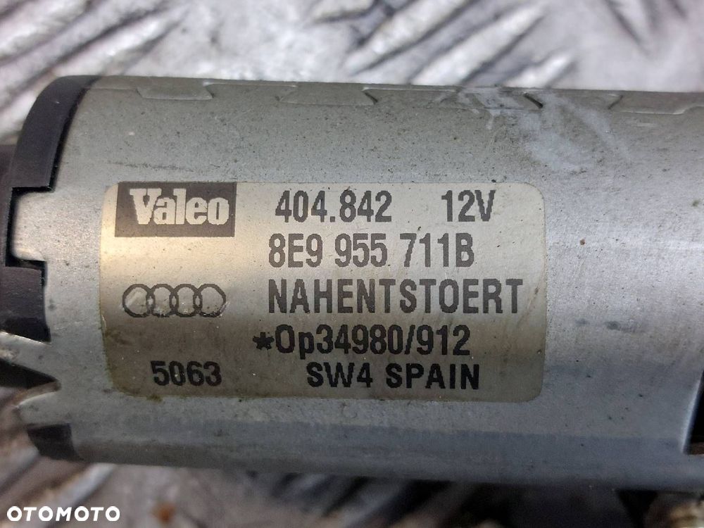 SILNICZEK WYCIERACZKI TYŁ + RAMIĘ AUDI A4 B6 KOMBI 8E9955711B - 4