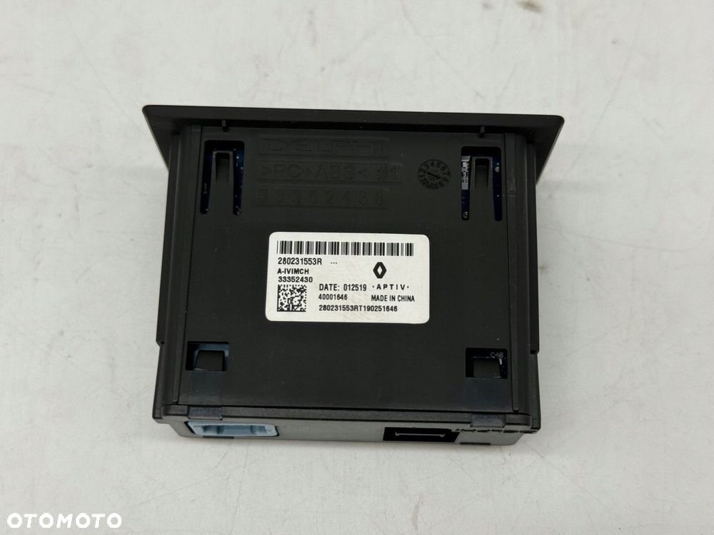 gniazdo aux usb renault clio v 33352438 - 3