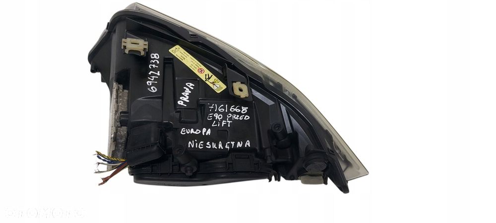 Bmw E90 E91 Lampa Reflektor Prawy Przód Nieskrętny Bi-Xenon Eu 6942738 Nr 5 - 3