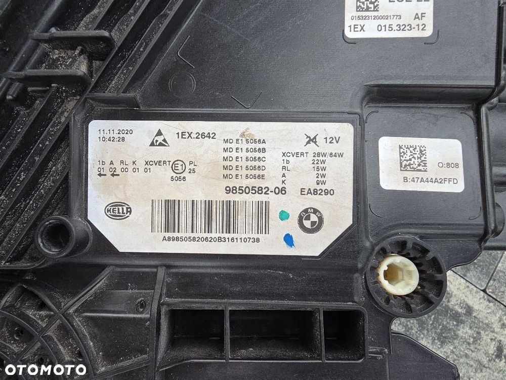 BMW 5 G30 G31 LIFT LCI Lampa prawa przód Full Led Adaptive 9850582-06 Chrom - 9
