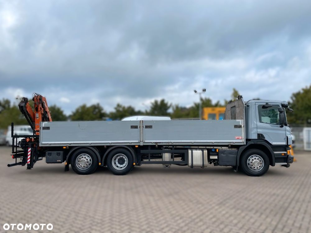 Scania P320 6x2 DŹWIG HDS ATLAS 126.3 /  WYSIĘG 10m / STEROWANIE RADIOWE / SKRZYNIA 7,4m - 7