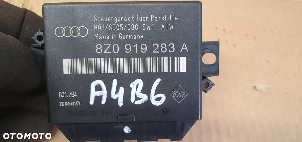 Moduł sterownik parkowania PDC Audi A4 B6 8Z0919283A - 5