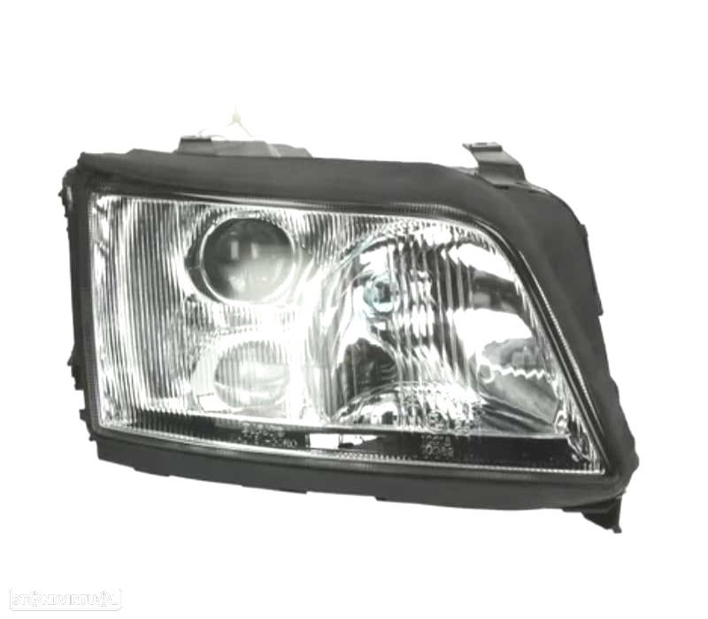 FARÓIS AUDI A6 C4 94-96 FUNDO PRETO - 2
