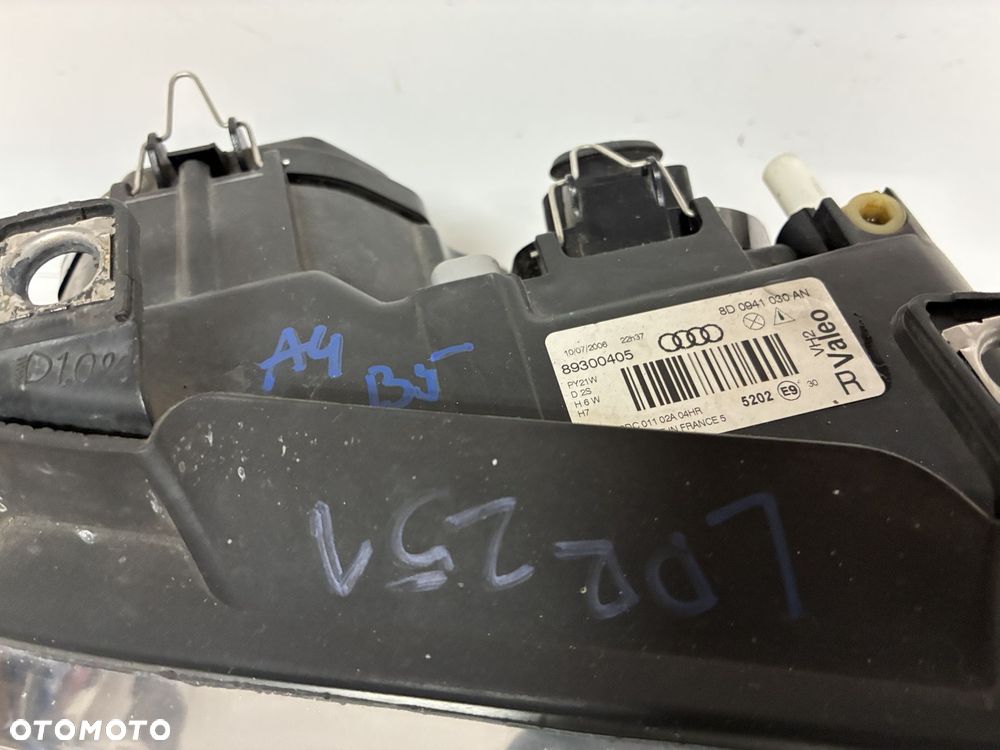 AUD A4 B5 SOCZEWKA LAMPA PRZÓD PRZEDNIA PRAWA  EUROPA 8930405B 8D0941030 - 2