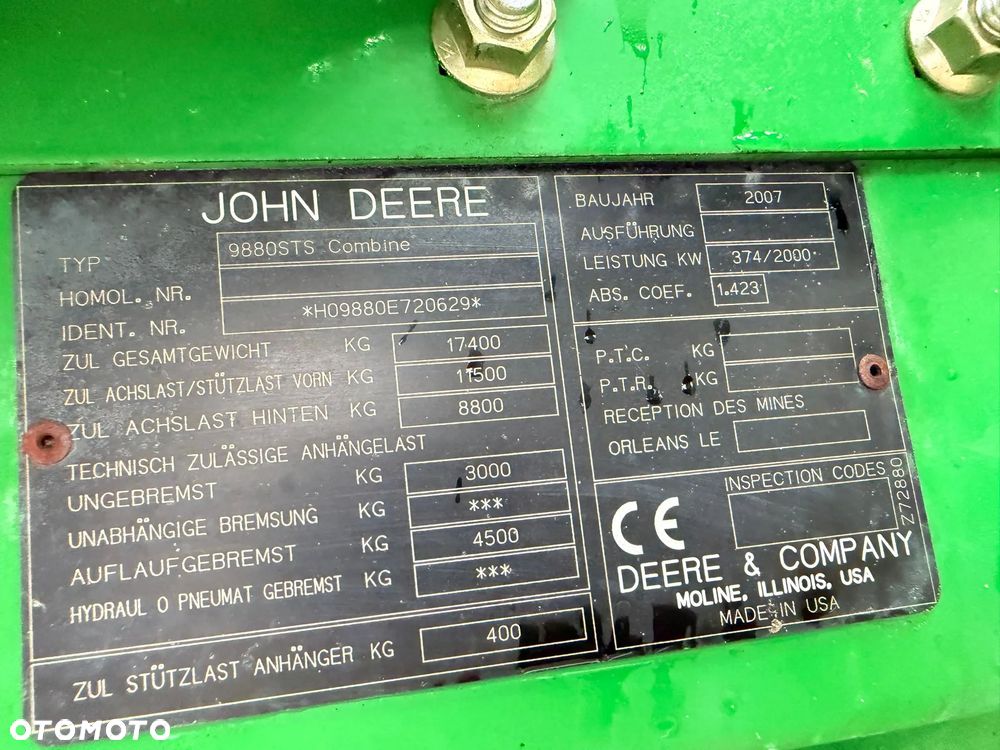 John Deere 9880i STS - 27