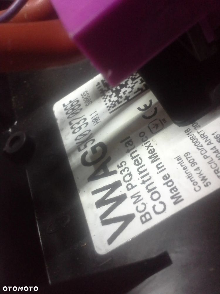 Volkswagen Jetta III 1K2 A5 1.6 TDi zestaw startowy komputer 03L906023B  5WP42899AA - 7