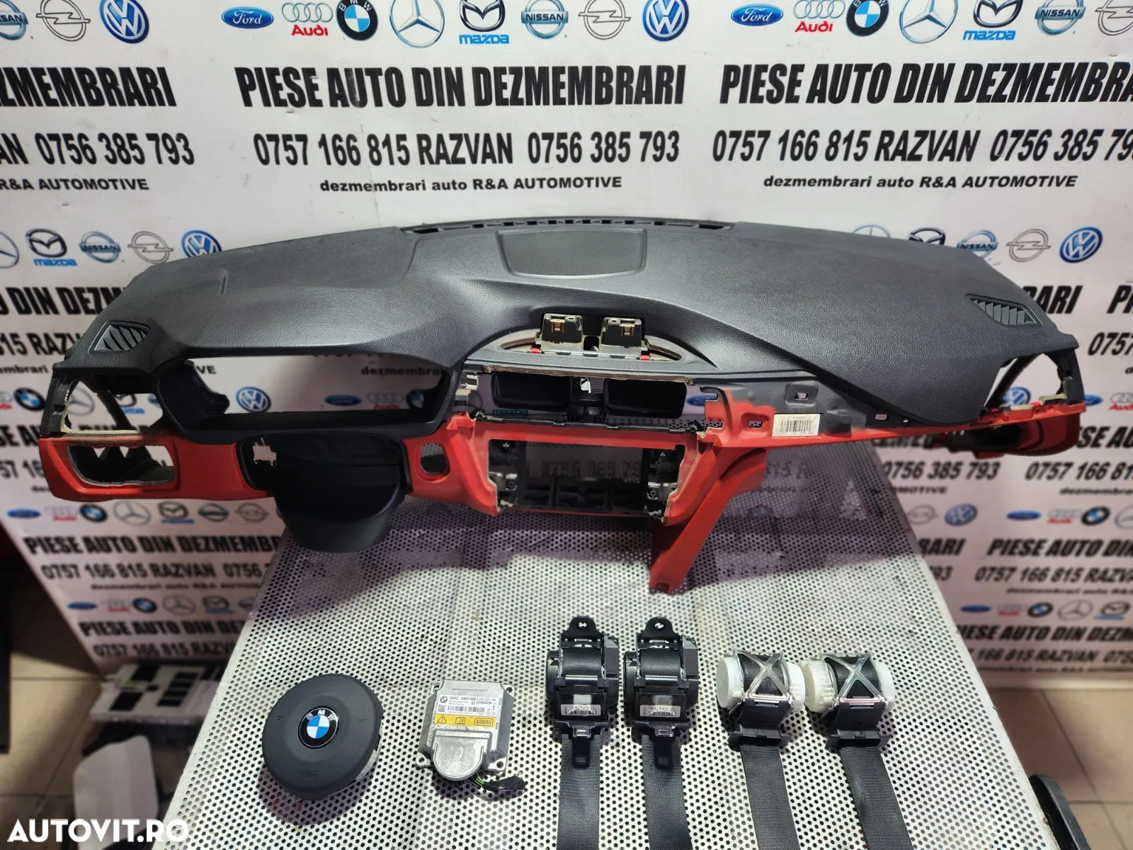 Plansa Bord Kit Airbag Volan M Paket Bmw F30 F31 F32 F33 F34 F36 F86 Seria 3 Seria 4 Volan Stanga M - 4