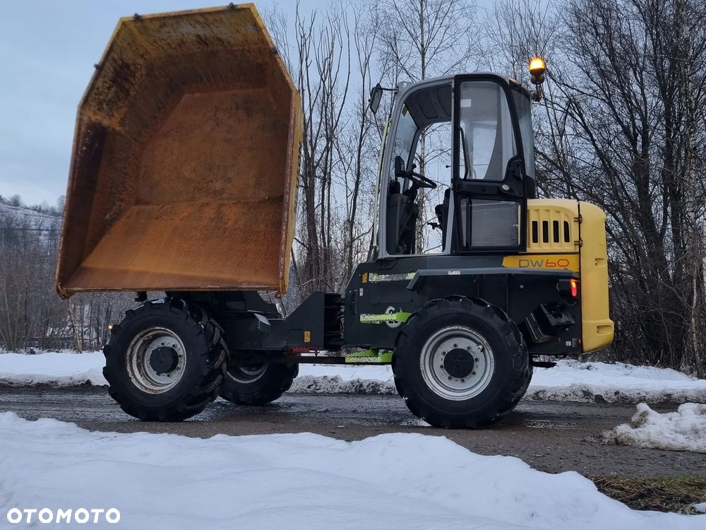 Wacker Neuson DW60 Wozidło 4x4 6 ton OBROTOWA koleba 1500mtg 2018 rok jak nowe z salonu PERKINS turbo silnik. Z Norwegii. Pełne sterowanie dżojstik REWERS HYDROSTATIC Ogrzewana Kabina Opony zero zużycia. Aktualna DEKRA. Kamera tył i Przód! Zero luzów i wycieków. Paka jak Nowa bez rys! - 12