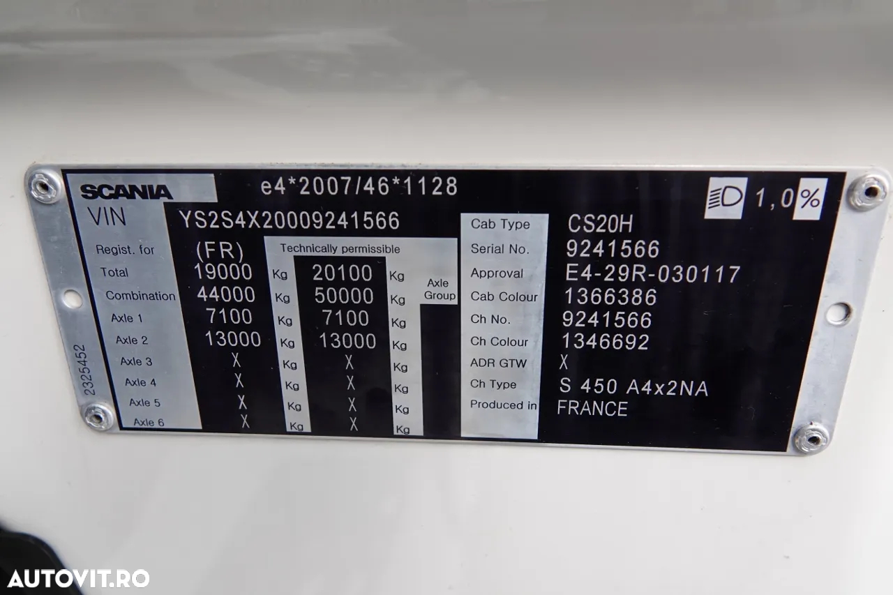 Scania S 450 / RETARDER / 2018 / NAVI / JANTE ALIE / ANVELOPE 100% / I-PARK COOL / IMPORTAT / DUPĂ CONTRACTUL DE SERVICE - 36
