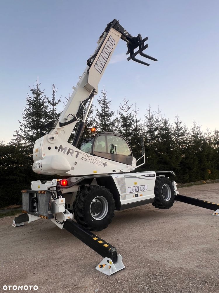 Manitou 2150 Mrt MANITOU ŁADOWARKA TELESKOPOWA Roto  widły kosz PILOT do sterowania  2016/17 1840 2540 2550 kolor od nowości biały Mercedes silnik - 6