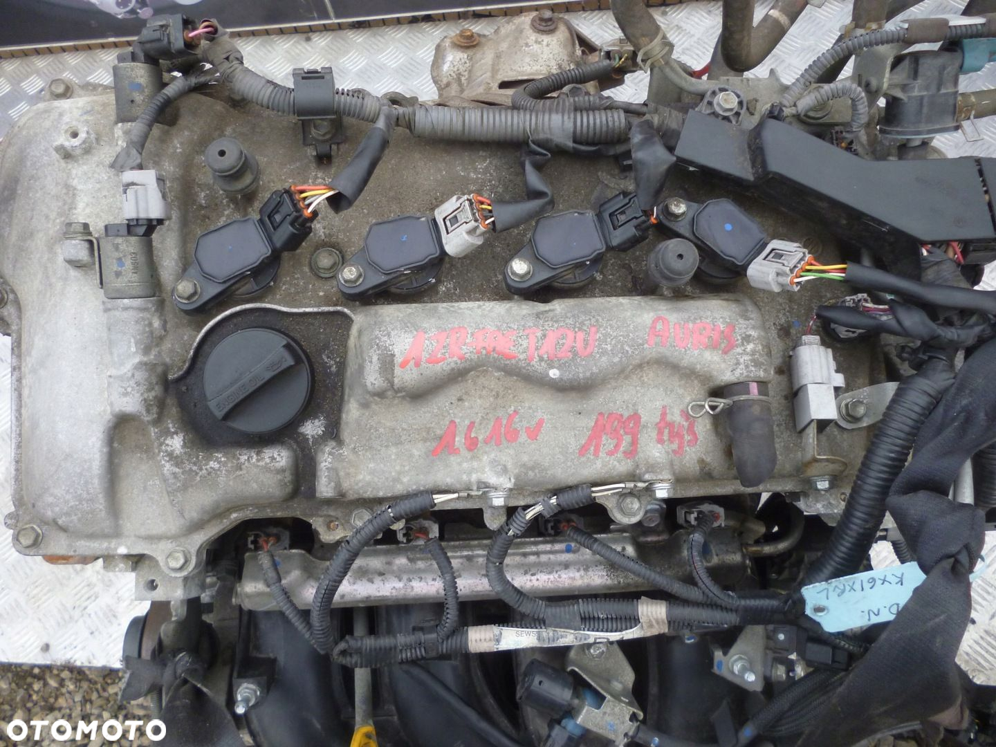 SILNIK TOYOTA AURIS 1.6 16V A1ZR-FAE T12U 139 TYS - 2