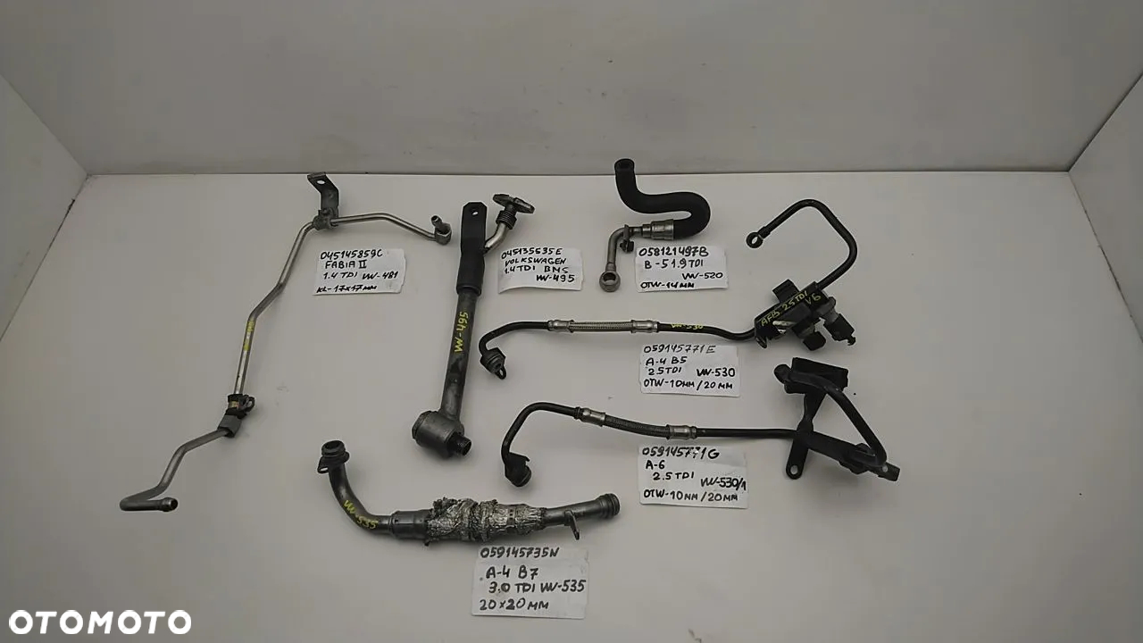 VW AUDI SEAT SKODA RURKA TURBOSPRĘŻARKI - 10