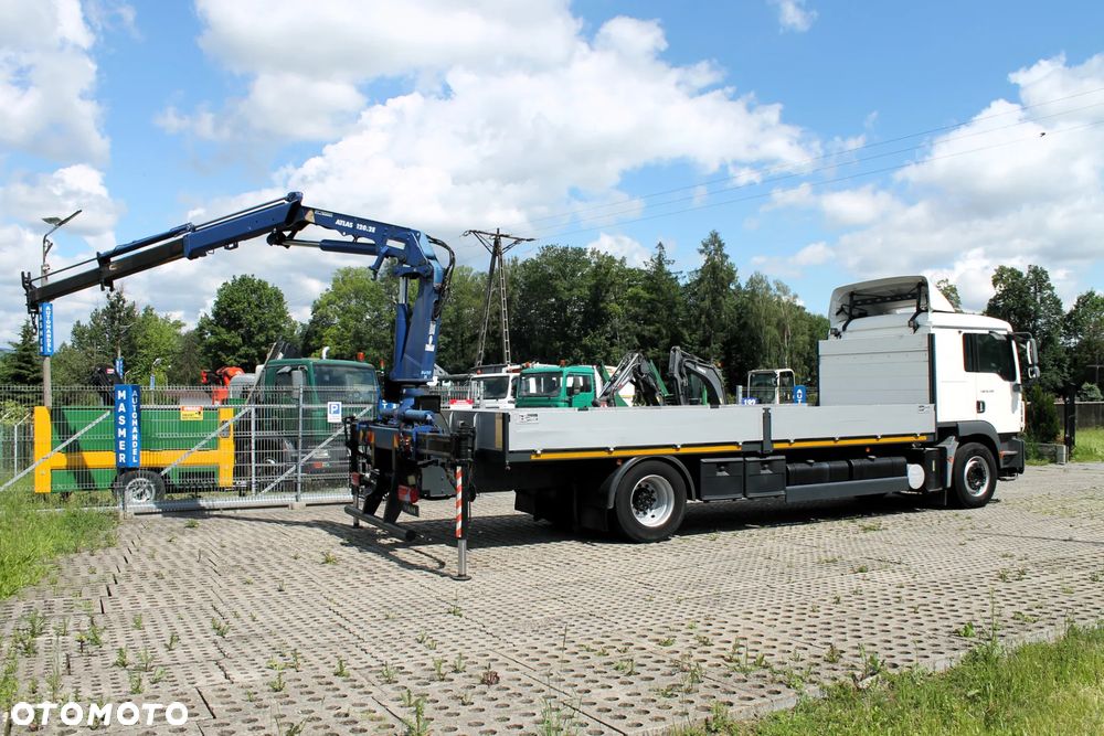 MAN TGM 18.290 paka 6,6m dzwig atlas 120,2E pilot - 9