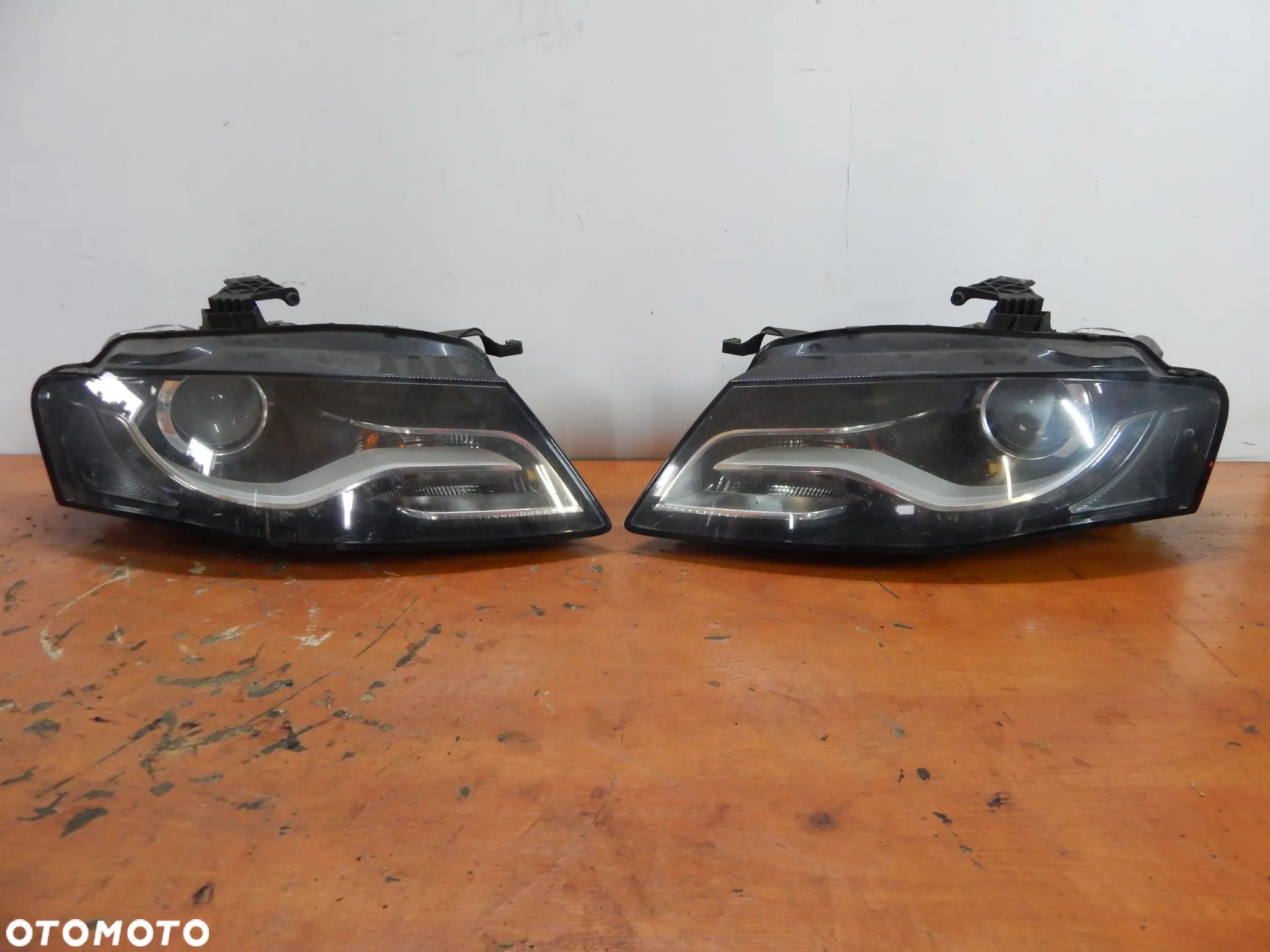 Lampa przód xenon LED AUDI A4 s4 B8 08-13 Łuków części - 1
