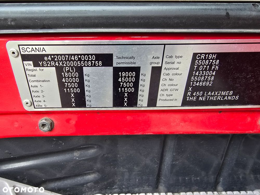 Scania R 450 HIGLINE MEGA - 24