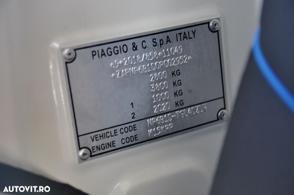 Piaggio Porter NP 6 Punte Dubla Basculabil - 22