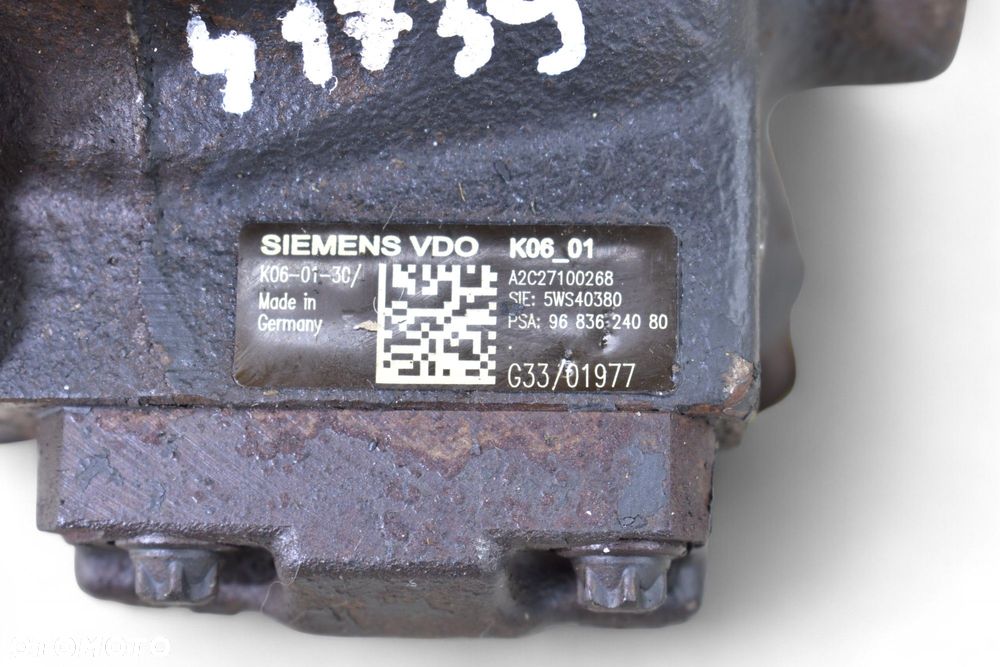 Pompa Wtryskowa FORD MONDEO MK4 VOLVO V50 2.0 TDCI D 9683624080 5WS40380 - 7